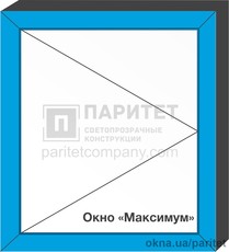 Одностворчатое левое поворотное `Максимум`